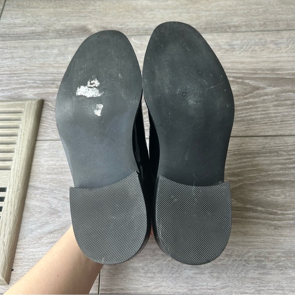 Design Lab Lord & Taylor Remie  Patent Faux Leather Studded Oxford Loafer - Picture 11 of 13